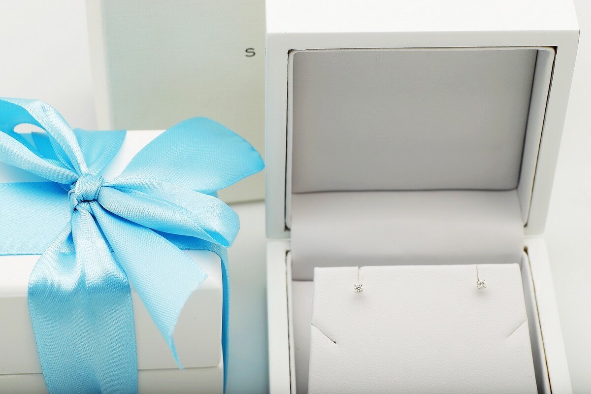 Emaga Złote kolczyki KXD2555 - Diament